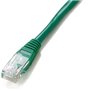 Patch cord de cabo vermelho rj45 u - utp cat6 10m verde