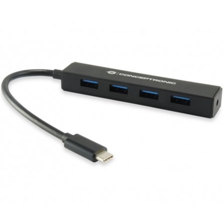 Conceptronic usb tipo ca usb 3.0 4 em 1 adaptador de hub