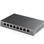 Switch 8 portas 10 - 100 - 1000 tp - link cinza