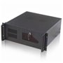 Tooq rack server box 19 polegadas 4u 406 preto sem janela transparente fonte