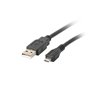 Lanberg usb 2.0 macho - cabo micro usb macho 1,8 m preto