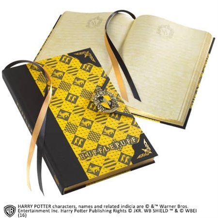 Caderno diário da coleção nobre harry potter lufa-lufa fecho especial