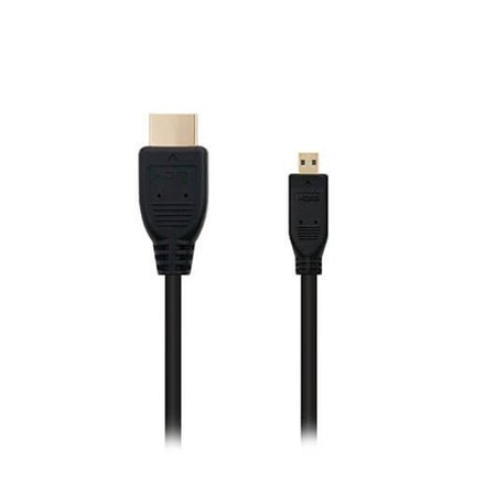 Cabo micro hdmi tipo da hdmi tipo a nanocabo - macho - macho - alta velocidade - preto