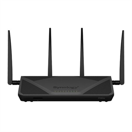 Synology rt2600ac roteador wi-fi ac2600 4 portas lan 1 porta wan 1 x usb 2.0 1 x usb 3.0 4 antenas