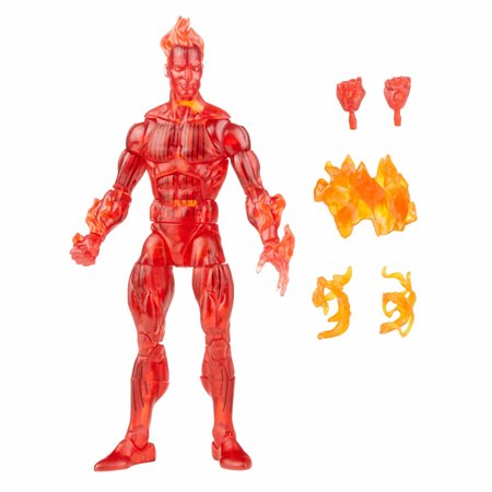 Figura hasbro tocha humana 15 cm fantastic four marvel legends f03515l0