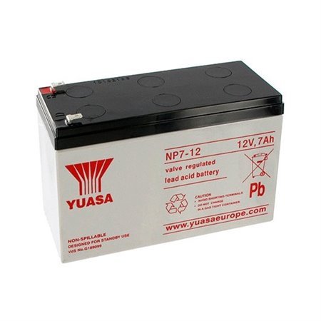 Phasak yuasa yua 107 bateria para sai 7ah - 12v