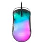 Mouse mouse mars gaming mmglow óptico usb 7 botões 12800dpi rgb