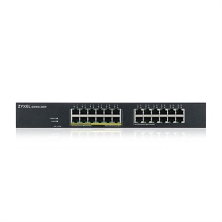 Switch 24 portas zyxel gs1915 - 24ep - eu0101f 100 - 1000 gigabit ethernet 12 portas poe