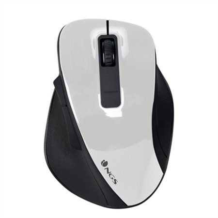 Mouse sem fio ngs bowwhite 2.4ghz 1600dpi