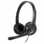 Headband fones de ouvido com microfone ngs vox505usb usb preto