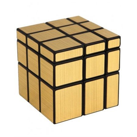 Cubo de Rubik qiyi espelho 3x3 ouro