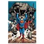 quebra-cabeça 3d lenticular dc comics superman levantando escombros 300 peças