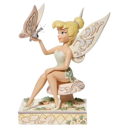 Figura enesco disney peter pan tinkerbell com borboleta de natal