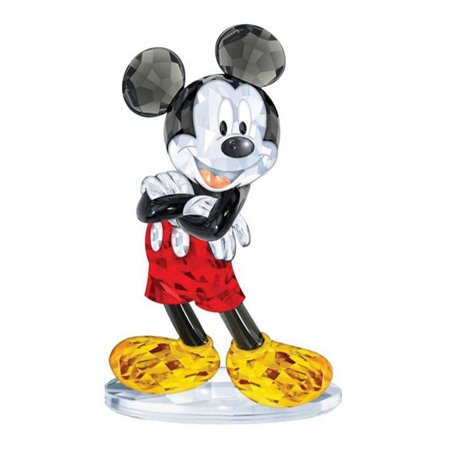 Figura enesco disney crystal mickey mouse