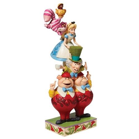 Figura enesco disney alice no totem do país das maravilhas