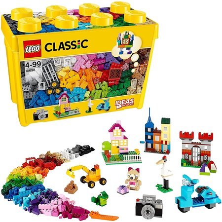 Lego construções clássicas grande caixa de tijolos