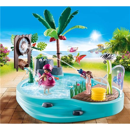 Playmobil piscina divertida com aspersores de água