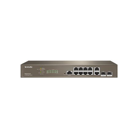 Switch 12 portas ipcom teg5312f 10 portas gigabit ethernet 2 portas sfp gerenciáveis l3