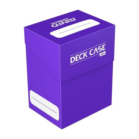 caixa de cartão ultimate guard deck case 80+ tamanho padrão roxo