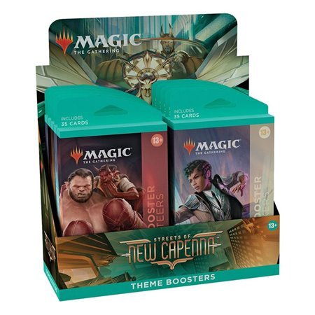 Card game booster box Wizards of the Coast Magic the Gathering Streets of New Capenna Theme Boosters (10) inglês