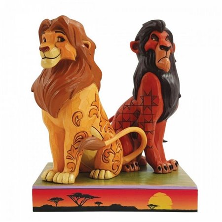 Figura enesco disney o rei leão simba e cicatriz