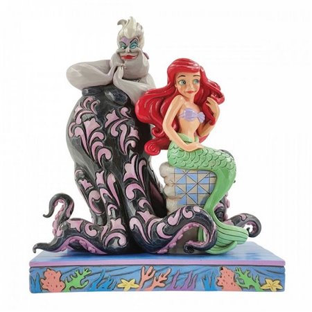 Figura enesco disney a pequena sereia ariel e ursula