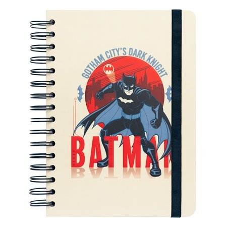Caderno A5 capa forrada dc comics batman