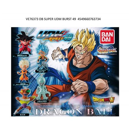 Conjunto de figuras gashapon bandai lote 40 itens dragon ball super udm burst 49