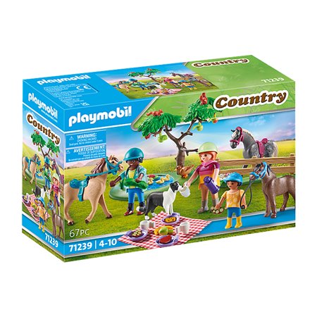 Playmobil country - excursão de piquenique com cavalos