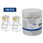 Conector RJ45 ewent easyconnect im1206 cat.6 u - utp para cabo redondo 100 unidades