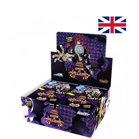 Jogo de cartas my hero academia booster box display wave 4 league ofvilons (24 unidades)