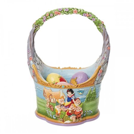 Cesta de Páscoa Enesco com 3 ovos Branca de Neve