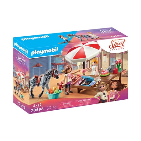 Playmobil espírito indomável gazebo loja de doces