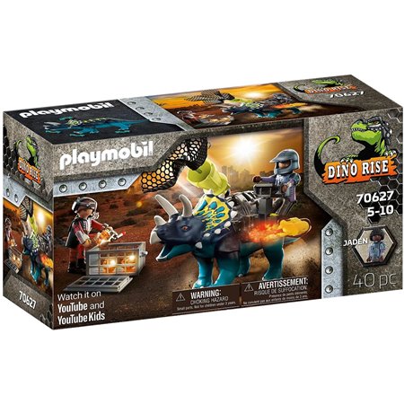 Playmobil Triceratops: tumultos pelas pedras lendárias