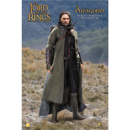 Figura estrela ace o senhor dos anéis aragorn 2.0 versão especial real master series 22,5 cm