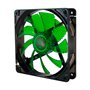 Ventilador de caixa nox cool fan led 120mm led verde preto