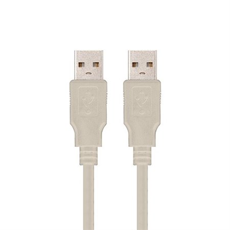 Cabo usb(a) 2.0 para usb(a) 2.0 nanocabo 2m bege macho para macho