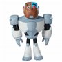 Figura a coleção nobre bendyfigs dc universe teen titans cyborg flexível