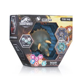 figura uau! pod Jurassic World triceratops sfx com som