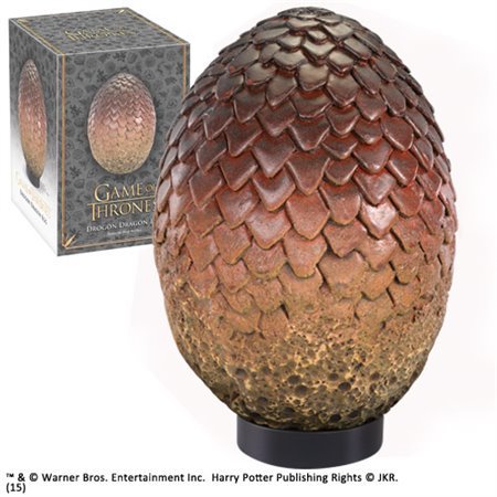 Réplica da nobre coleção jogo dos tronos ovo de dragão drogon 20,32 cm