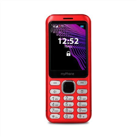 Rede mestre do telemóvel myphone 2,8 polegadas - 2mpx - 2g - vermelho