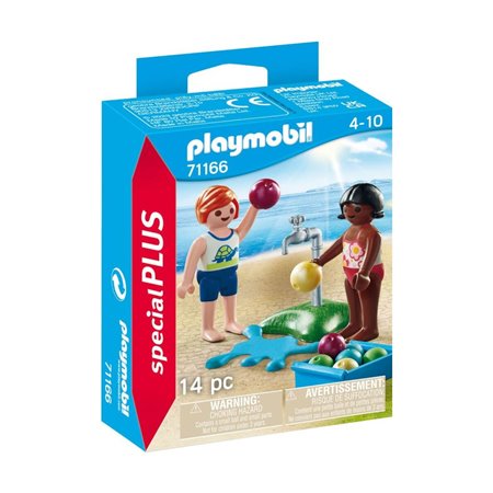 Playmobil crianças com balões de água