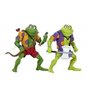 Pack 2 figuras neca sapos gêngis e escala de rasputin figura de ação tmnt cartoon re-run