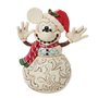 Figura enesco disney boneco de neve mickey natal