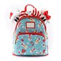 Mochila Loungefly disney minnie e mickey bonecos de neve + tiara