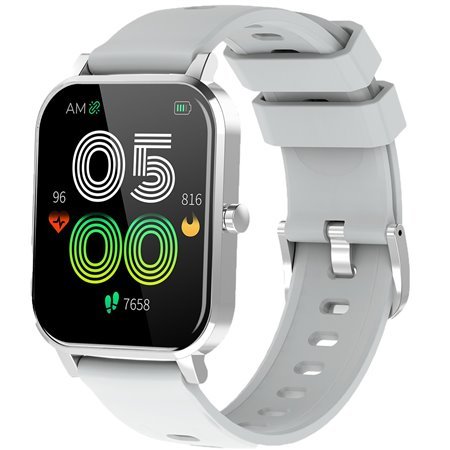 Pulseira de relógio esportivo Denver sw - 181 - smartwatch - ip67 - 1,7 polegadas - bluetooth - cinza