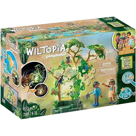 Playmobil selva tropical wiltopia com luz noturna