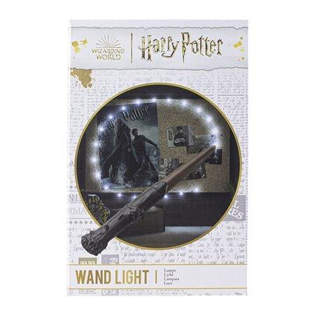 ornamento mágico luzes paladone harry potter varinha