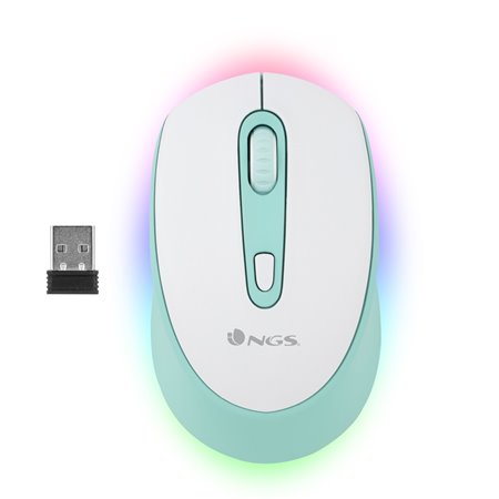 mouse multidispositivo sem fio recarregável ngs smogmint - rb