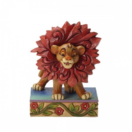 Figura decorativa enesco disney o rei leão simba